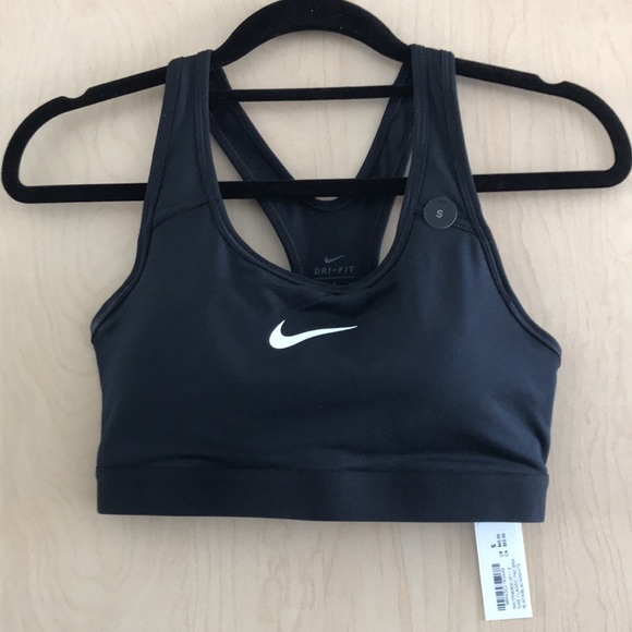 NWT Nike Pro Classic Padded Bra in Black - Picture 5 of 8